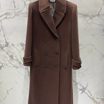YSL 25S LONG CASHMERE COAT STYLE 30