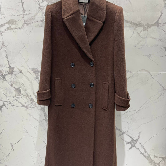 YSL 25S LONG CASHMERE COAT STYLE 30