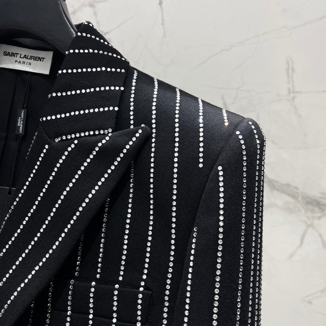 YSL 25S EMBELLISHED SUIT SET STYLE 213