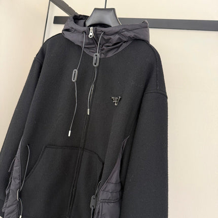 PRADA 25S KNIT HOODED JACKET 333
