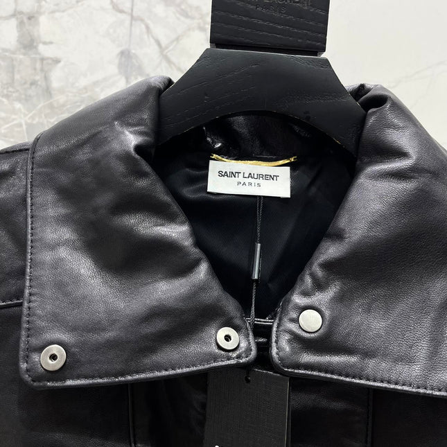 YSL 25S LEATHER JACKET STYLE 169