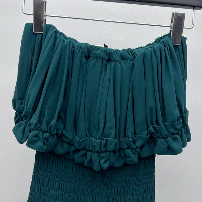 YSL 25S PLEATED DRESS STYLE 146