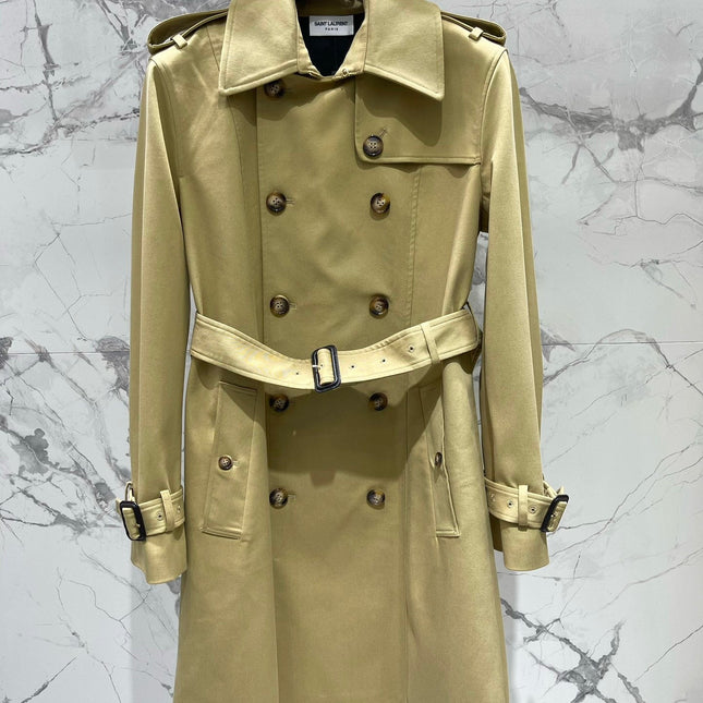 YSL 25S LONG TRENCH COAT STYLE 155
