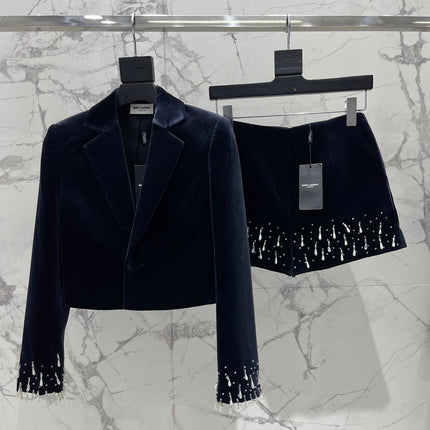 YSL 25S VELVET OUTFIT SET STYLE 139