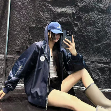 CHANEL 25S HOODED ZIP JACKET 383