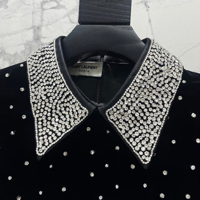 YSL 25S DRESS WITH BEADED DETAILS STYLE 61