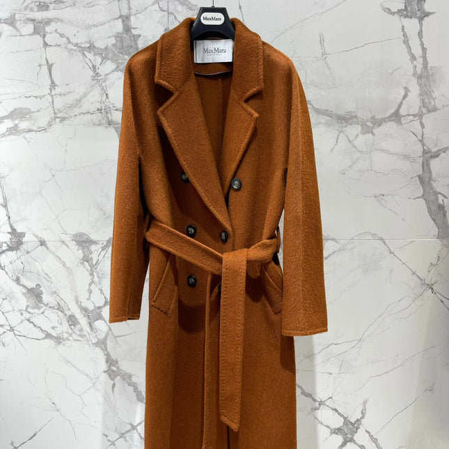 MAX MARA 25S DOUBLE-BREASTED WOOL COAT 213