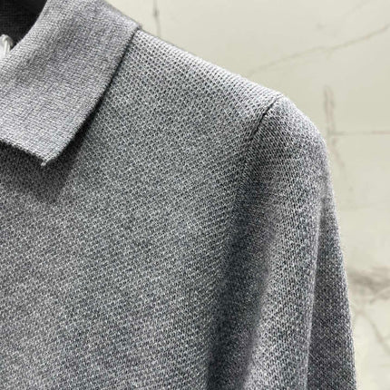 THOM 26S ZIP-NECK KNIT SWEATER STYLE 68