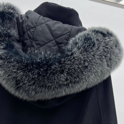 LP 26S FUR-COLLAR KNIT JACKET 473