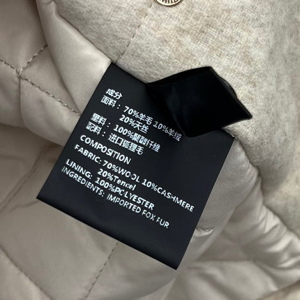 LP 26S FUR-COLLAR KNIT JACKET 471