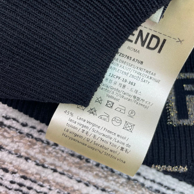 FENDI 26S SHORT SLEEVE KNIT T-SHIRT 124