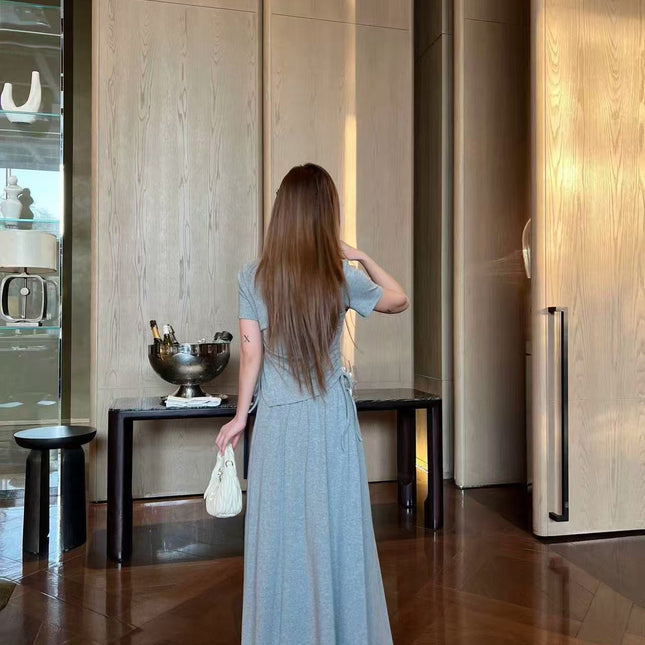 PRADA 26S TOP AND SKIRT SET STYLE 833