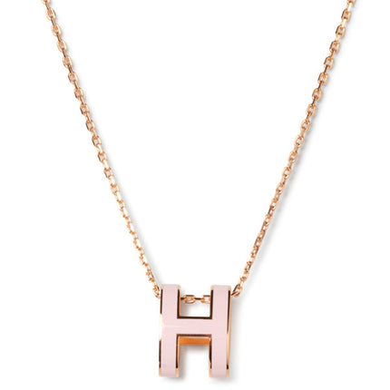 POP H PEDANT PINK GOLD