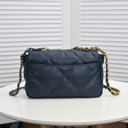 19 FLAP BAG 26CM 9010 NAVY SMALL