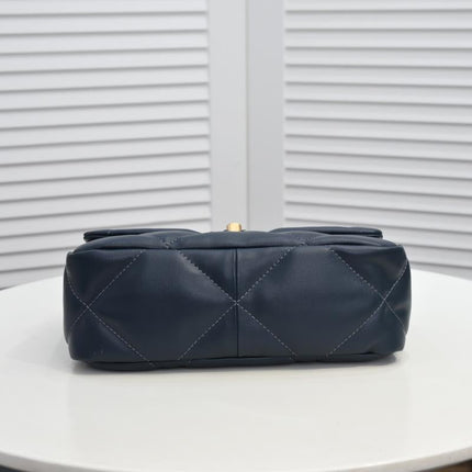 19 FLAP BAG 26CM 9010 NAVY SMALL