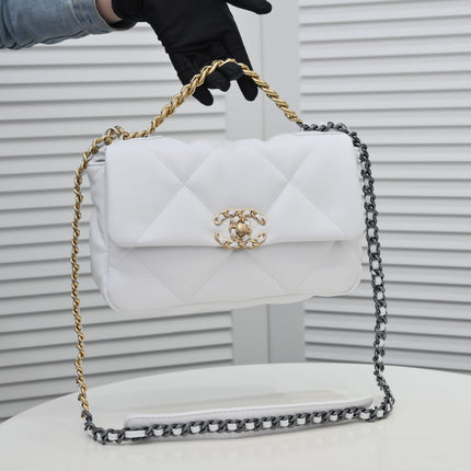 19 FLAP BAG 26CM 9010 WHITE
