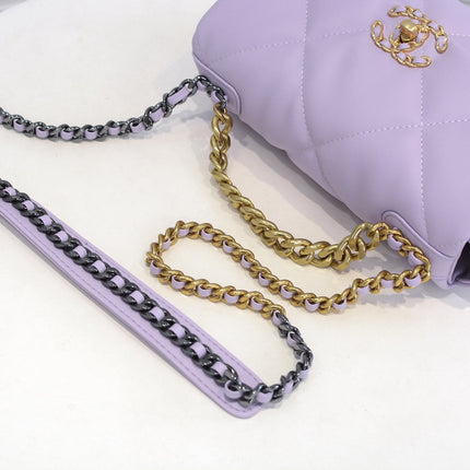 19 FLAP BAG 26CM 9010 PURPLE