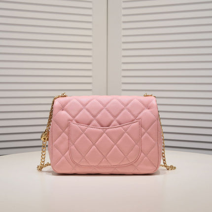 SMALL FLAP BAG CAVIAR 24CM 3892 PINK