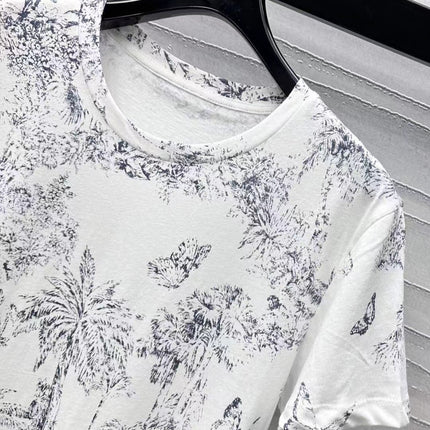 CD T-Shirt White Cotton Style 1