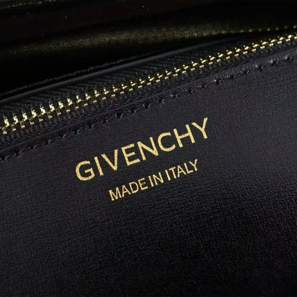 GIVENCHY TOP HANDLE BAG 29 IN BLACK CALFSKIN GOLD HARDWARE