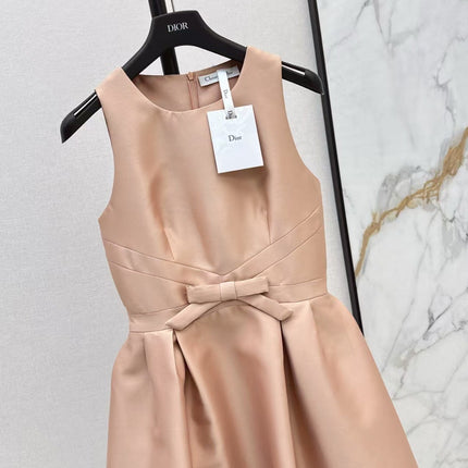DIOR DRESS IN DARK NUDE