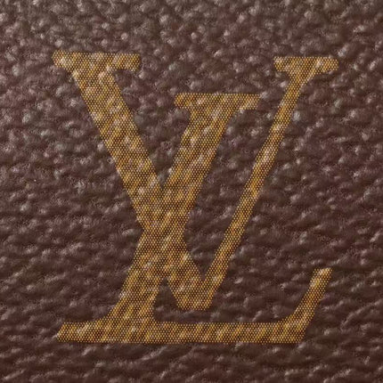 LV POCHETTE ACCESSOIRES BAG 23 IN BROWN MONOGRAM CANVAS