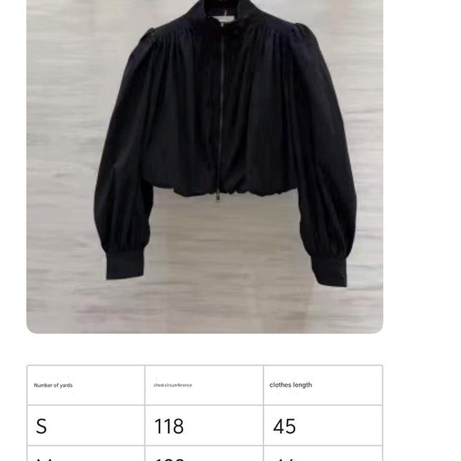 CHLOE BOULE JACKET IN BLACK COTTON