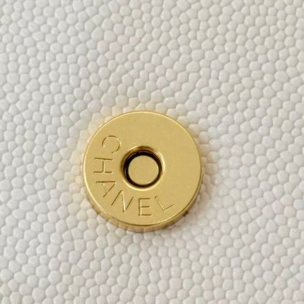 CHANEL 26S JENNY BAG 17 IN WHITE CALFSKIN