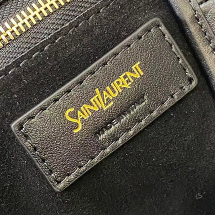 YSL 26S MOMBASA HOBO BAG MEDIUM IN BLACK CALFSKIN