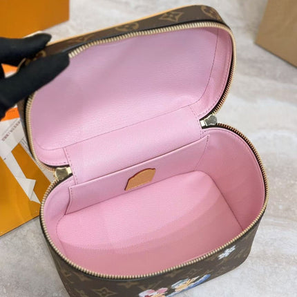 LV MINI VANITY 20 IN BROWN MONOGRAM COATED CANVAS