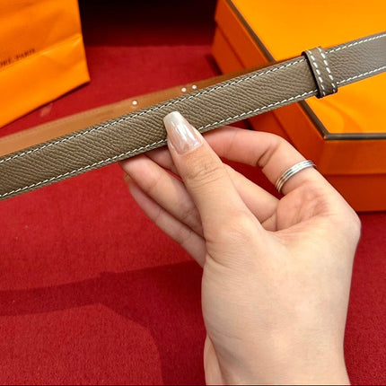 KELLY BELT IN BROWN CALFSKIN GOLD HARDWARE