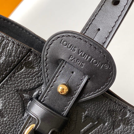 LV ALL IN ONE SHOULDER BAG 40 IN BLACK CALFSKIN