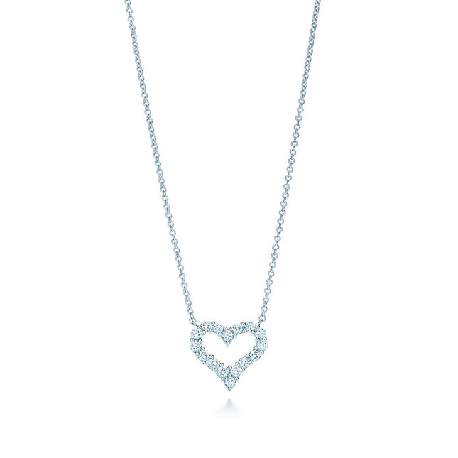 HEART-SHAPED DIAMOND NECKLACE