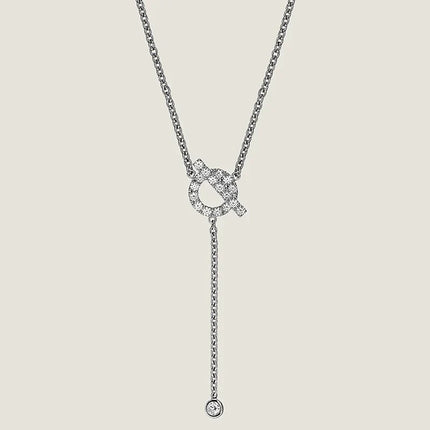 FINESSE SILVER DIAMOND NECKLACE