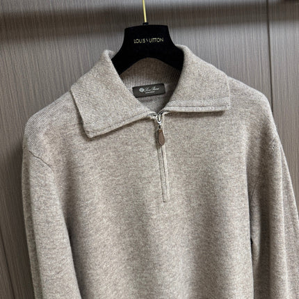 LP 26S ZIP NECK KNIT SWEATER 429
