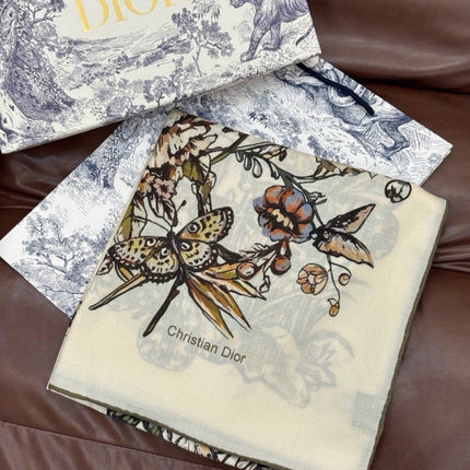 DIOR 26S SCARF 135CM IN CASHMERE SILK 309304