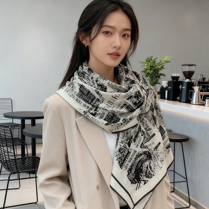 DIOR 26S SCARF 140CM IN SILK 309356