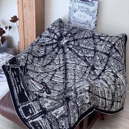 DIOR 26S SCARF 140CM IN SILK 309357