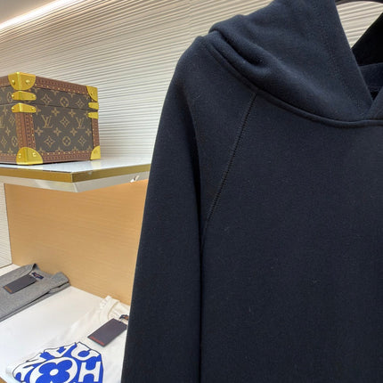 CHROME HEARTS CEMETERY CROSS SEVEN-11 HOODIE IN BLACK