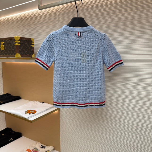 THOM 26S SHORT-SLEEVED KNIT TOP STYLE 155