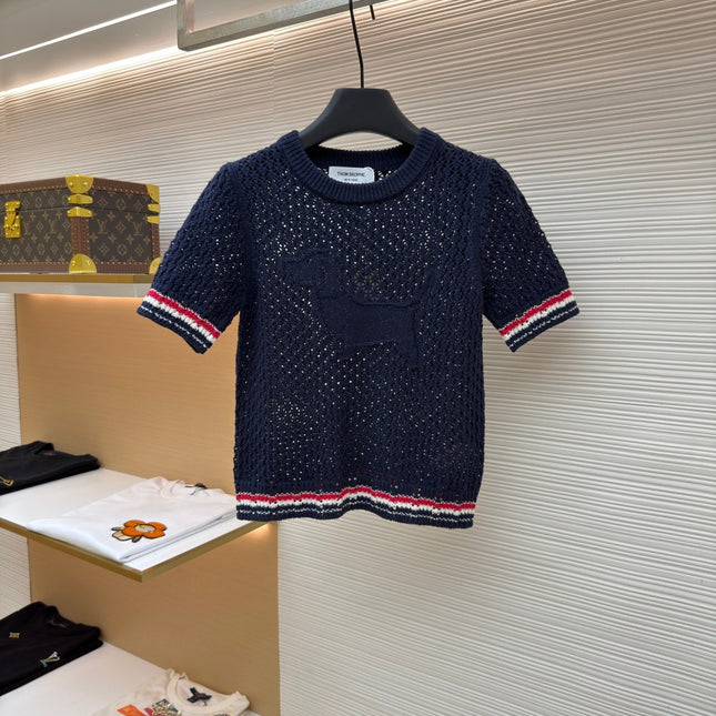 THOM 26S SHORT-SLEEVED KNIT TOP STYLE 159