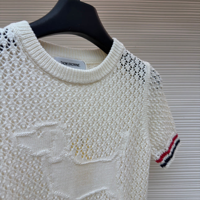 THOM 26S SHORT-SLEEVED KNIT TOP STYLE 156