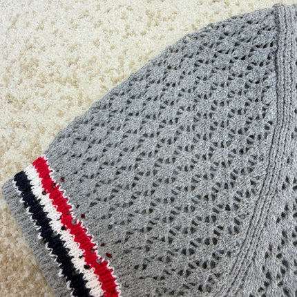 THOM 26S SHORT-SLEEVED KNIT POLO SHIRT STYLE 153