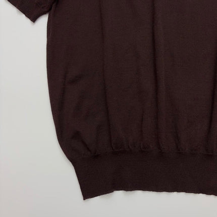 PRADA 25S SHORT-SLEEVE KNIT TURTLENECK 547