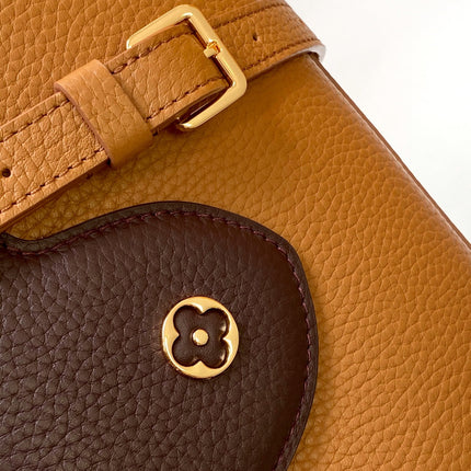 LV 26S CAPUCINES BAG 27 IN BROWN TAURILLON CALFSKIN