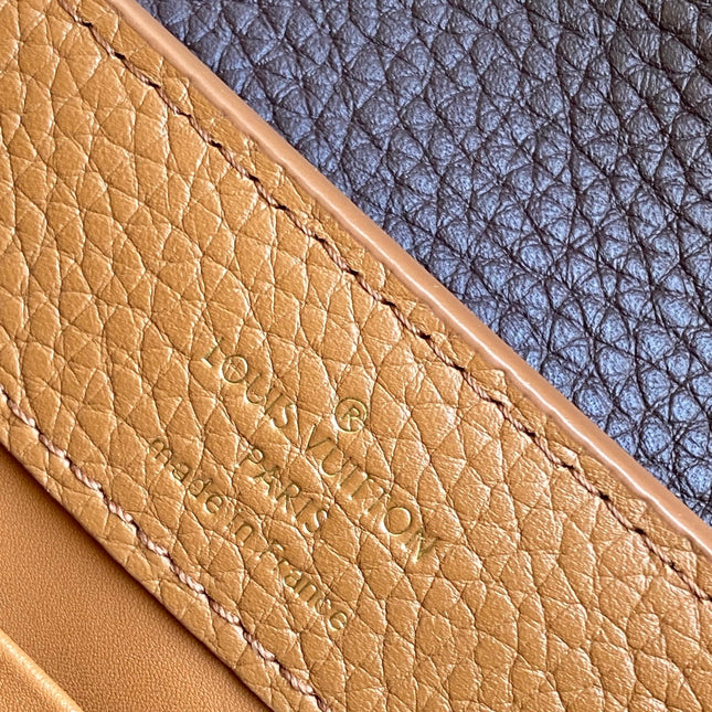 LV 26S CAPUCINES BAG 21 IN BROWN TAURILLON CALFSKIN