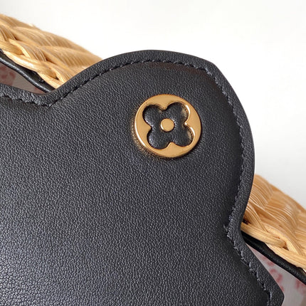 LV CAPUCINES BB BAG 27 PINIC IN BLACK CALFSKIN GOLD HARDWARE