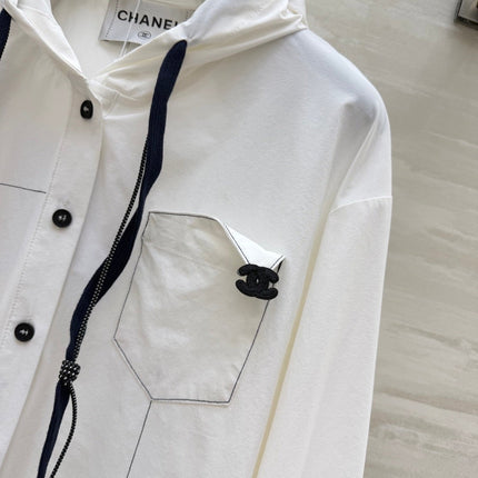 CHANEL 26S HOODED SHIRT STYLE 1023