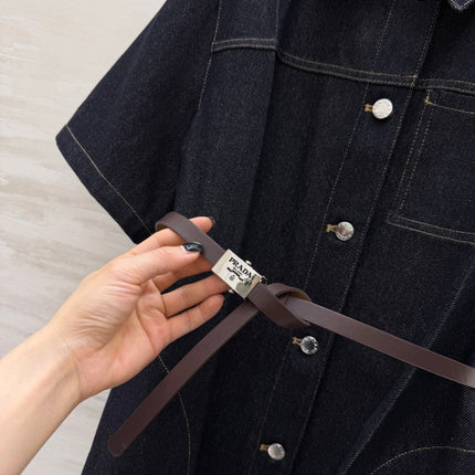 PRADA 26S DENIM SHIRT DRESS STYLE 897