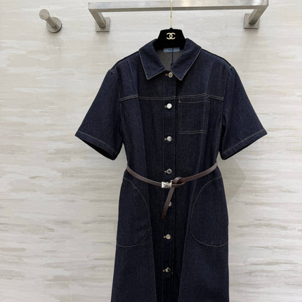PRADA 26S DENIM SHIRT DRESS STYLE 897